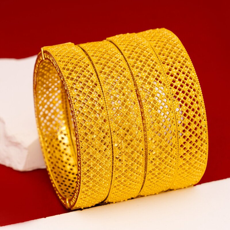 Cross-Border Middle East Hot Selling Bracelets Dubai Brides Indian Nigerian Women's Wedding Bracelets Jewelry