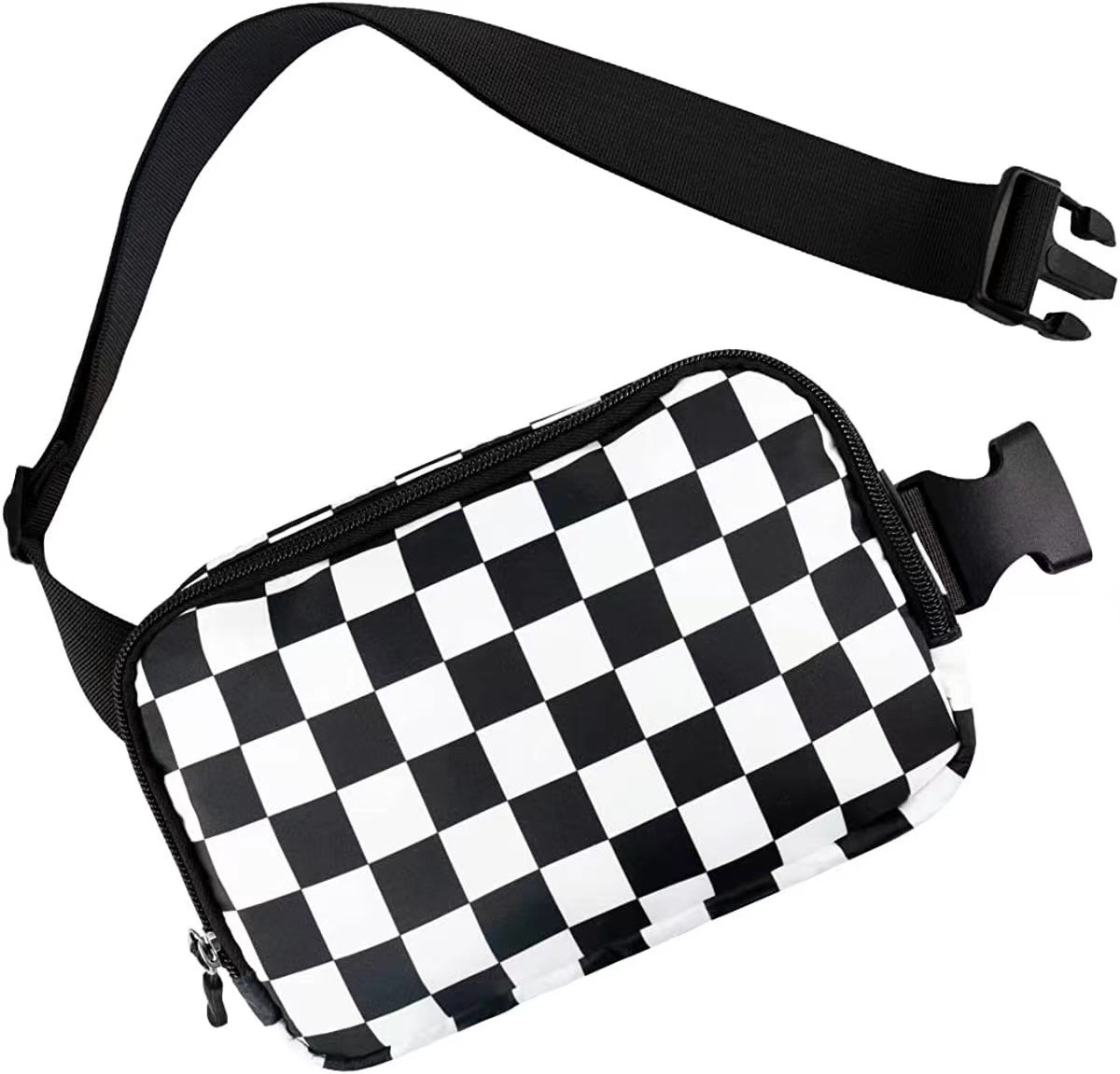 Black and white checkered