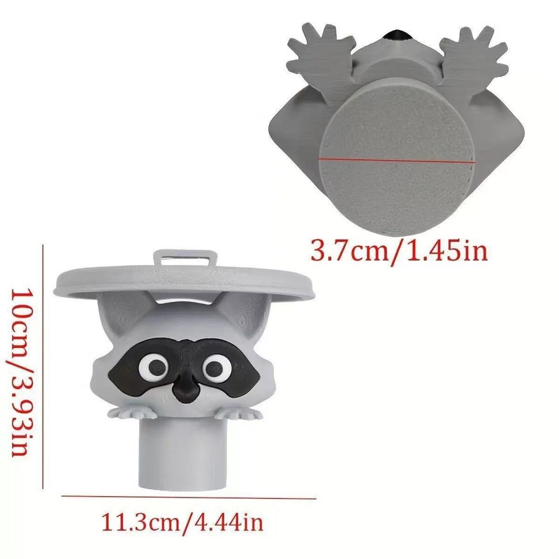 跨境现货 Raccoon Toilet Paper Holder 浣熊卫生纸架创意摆件|undefined