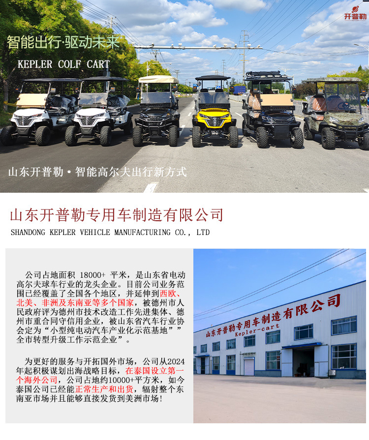 New Model Factory Direct Sales Tourist Vehicles, Security Patrol Vehicles, Campus Reception Vehicles, Electric Golf Carts for Sightseeing