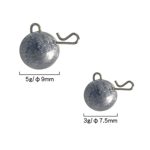 Manufacturer wholesale Luya lead pendant 3g/5g quick hanging lead shore throwing long range lead pendant with crank hook fishing accessories