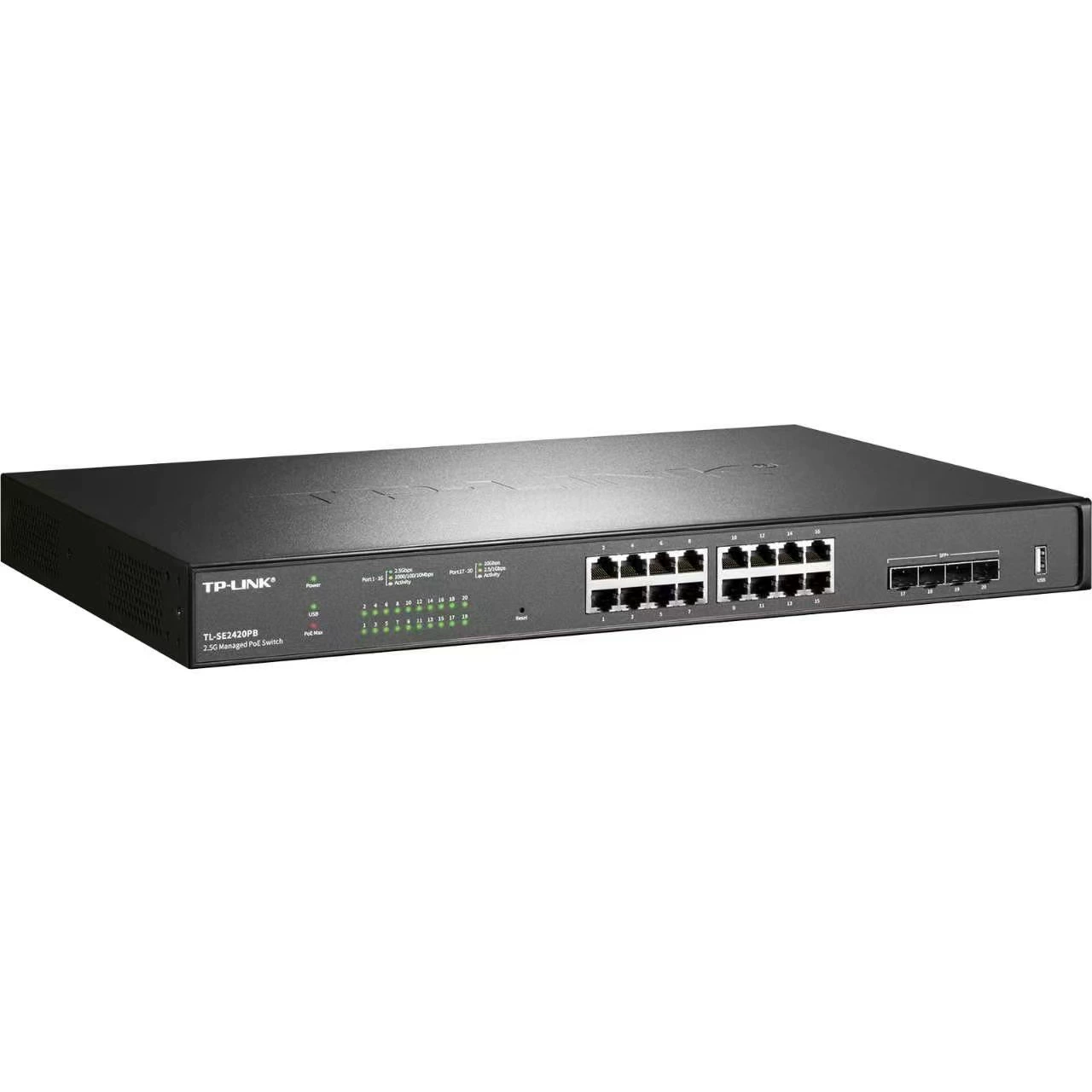 TP-LINK TL-SE2420PB 2.5G облачное управление PoE коммутатор