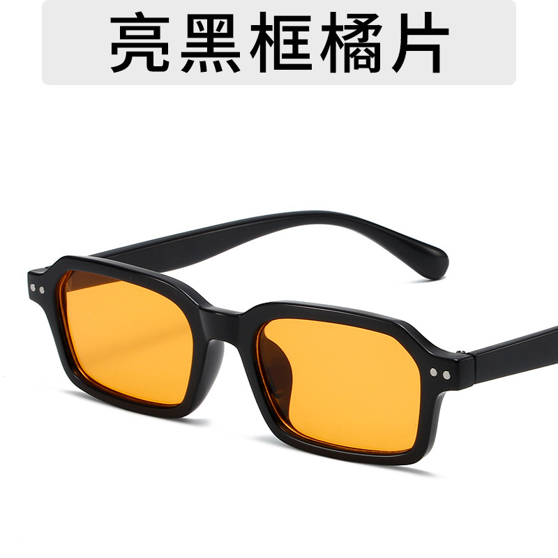 2025 nueva versión coreana de gafas de sol de moda rectangulares con montura pequeña, gafas de sol para viajar, gafas ligeras para hombres y mujeres