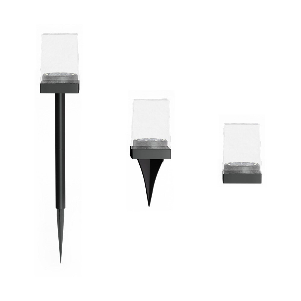 태양 잔디 램프 야외 방수 지하 램프 안뜰 풍경 배열 유도 램프 정원 분위기 램프 얼음 벽돌 램프