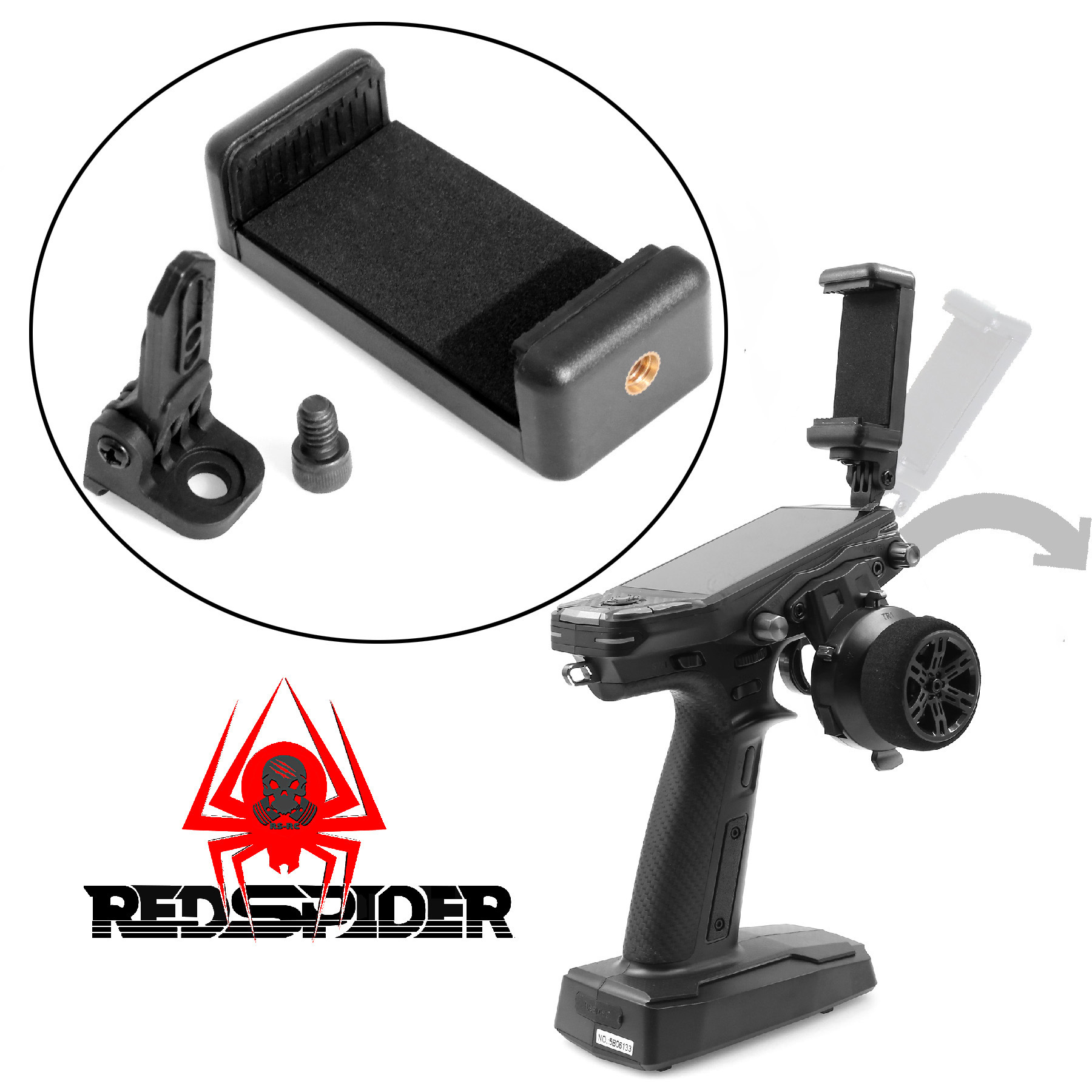 富斯FLYSKY G11P 新款遥控器枪控FPV摄像头手机支架R199