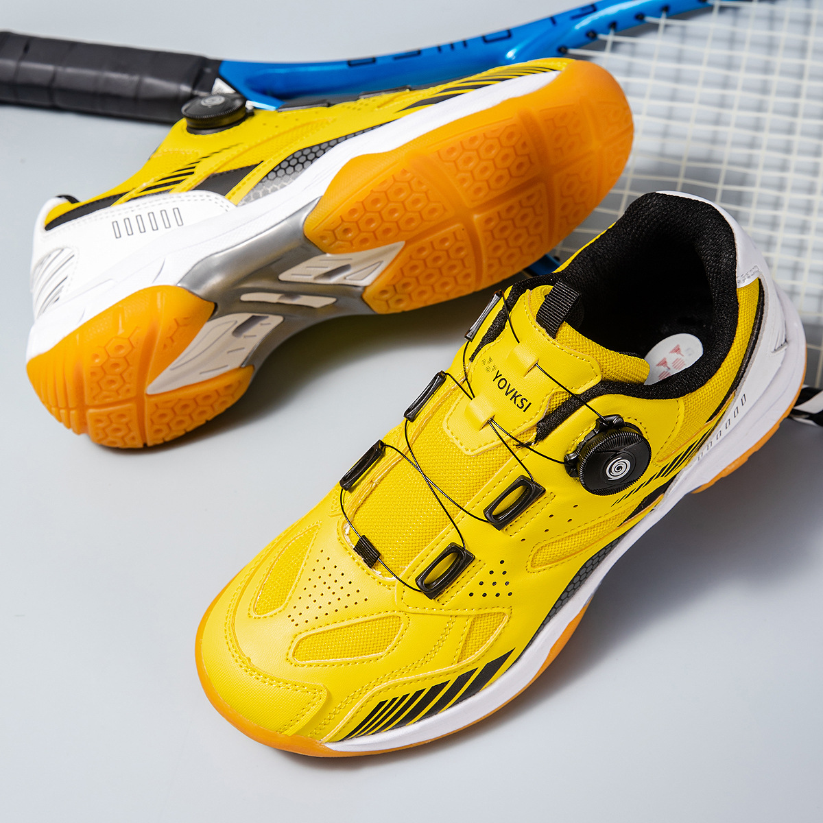 Zapatillas de Bádminton Transpirables para Hombre y Mujer, Adultos y Jóvenes, con Suela Blanda, Profesionales, para Competición, Deportivas, para Tenis de Mesa