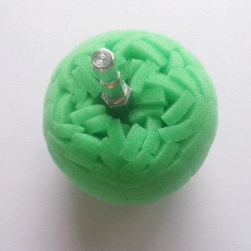 New Hot-selling Flower-shaped Polishing Sponge Stick Polishing Disc Waxing Disc Wool Disc Car Wash Shop Special