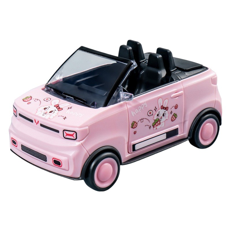 Tiktok coche de juguete para niños mini coche modelo niño regalo convertible mini coche inercial juguete al por mayor