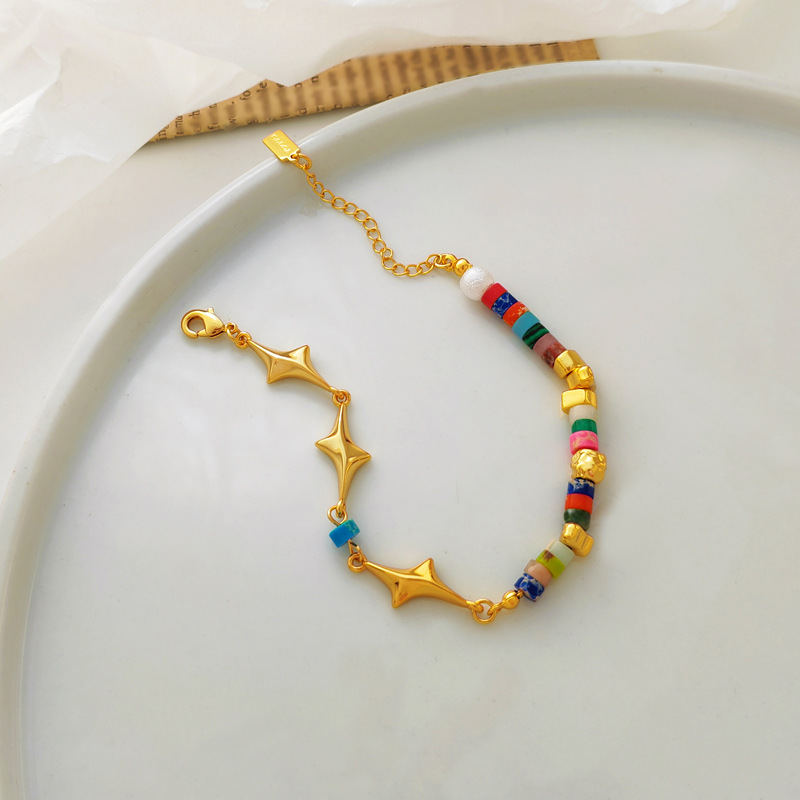 Retro Star Copper Plating Bracelets 1 Piece