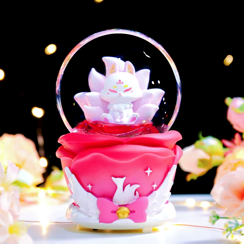 Starry sky, music box, rotating night light, new collection