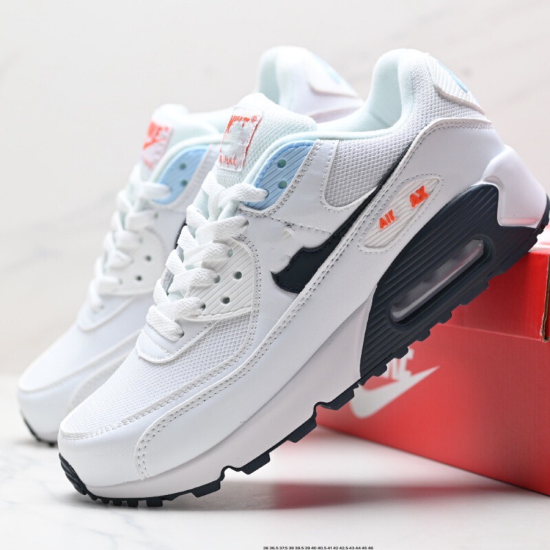 Cross-Border Putian Shoes Air Max90 Air Cushion Running Shoes Men's Casual Sports Shoes European Station Height Increasing Women's Shoes