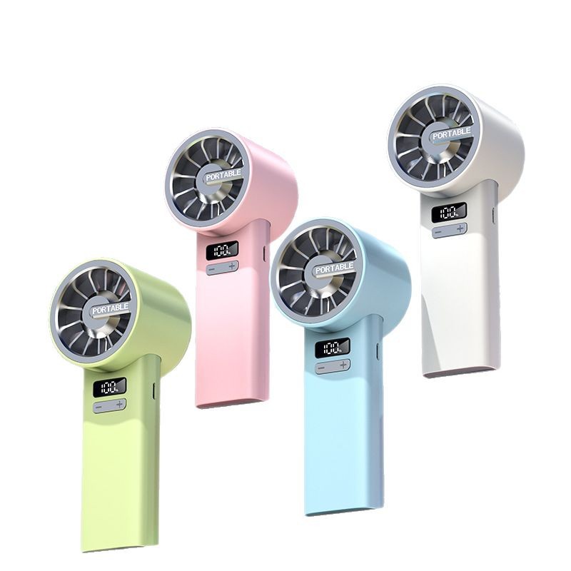 Nuevo ventilador portátil USB transfronterizo 100 velocidades de refrigeración sin polos ventilador portátil pequeño ventilador turbo ventilador de alta velocidad