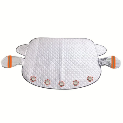 Car Snow Shield, Car Magnetic Car snow shield - 5-magnets-orange-reflective-strip