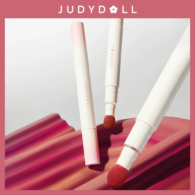 Помада-пудра Judydoll двойной наконечник, матовый стойкий отбеливающий блеск для губ, не липнет к чашке