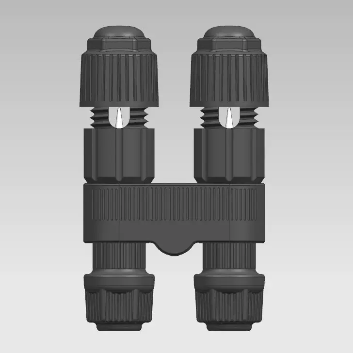 防水线材连接器 户外led快速快接器，低电压景观灯具线材连接器