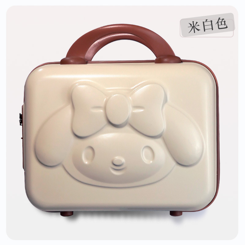 14 pulgadas maleta de maquillaje regalo de boda mini maleta de dibujos animados maleta de regalo impermeable