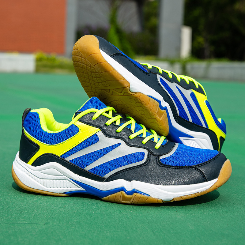 Nuevos zapatos de malla transfronterizos antideslizantes zapatos de bádminton transpirables zapatos de tenis casuales de moda al por mayor