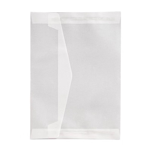 Creative sulfur paper envelope gold foil gift card invitation storage cover transparent envelope paper bag storage bag transparent