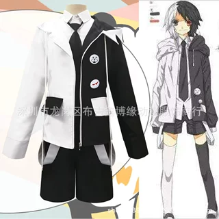 弹丸论破黑白熊拟人服装 万圣节cosplay动漫服装源头厂家现货