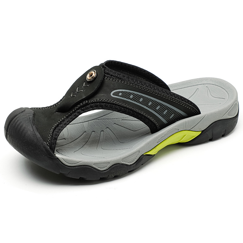 2026 sandalias de cuero casuales para hombres zapatos de playa de verano sandalias deportivas al aire libre sandalias de montaña zapatillas de trekking