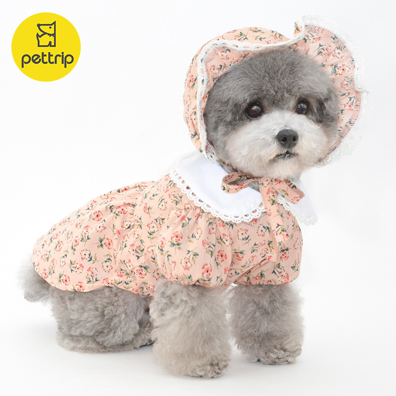 pettrip 봄과 여름 애완 동물 스커트 개 스커트 고양이 스커트 새끼 고양이 스커트 애완 동물 옷 개 옷