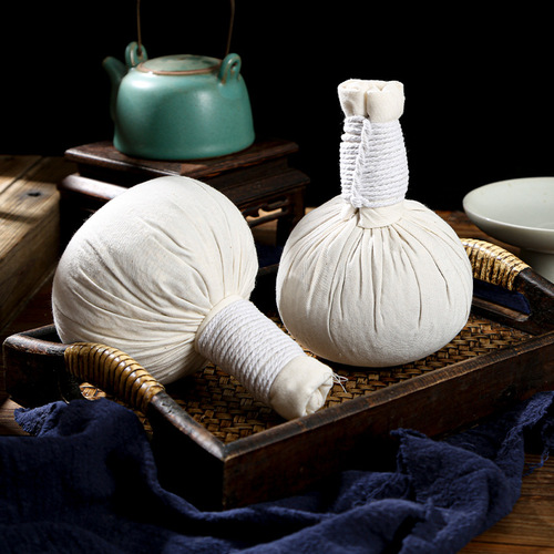 Yan massage ball Thai style health ball spa manufacturer wholesale large herbal bag herbal ball Thai massage ball