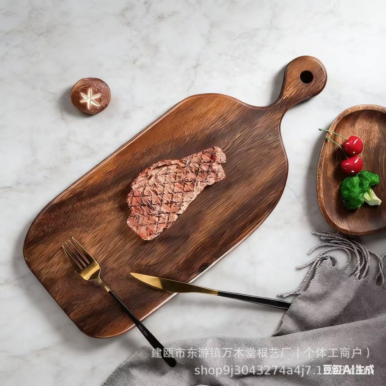 Solid Walnut Wood Pizza Board, Cutting Board, Fruit Board, Bread Board, Wooden Chopping Board, Cutting Board for Baby Food