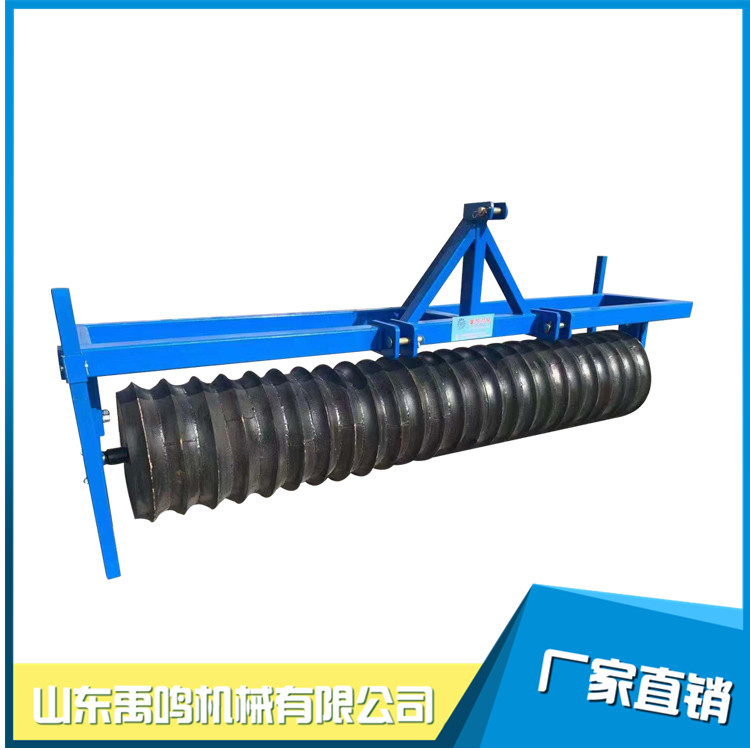 四轮拖拉机带后悬挂式燕麦玉米小麦保墒镇压器手动折叠小麦镇压器