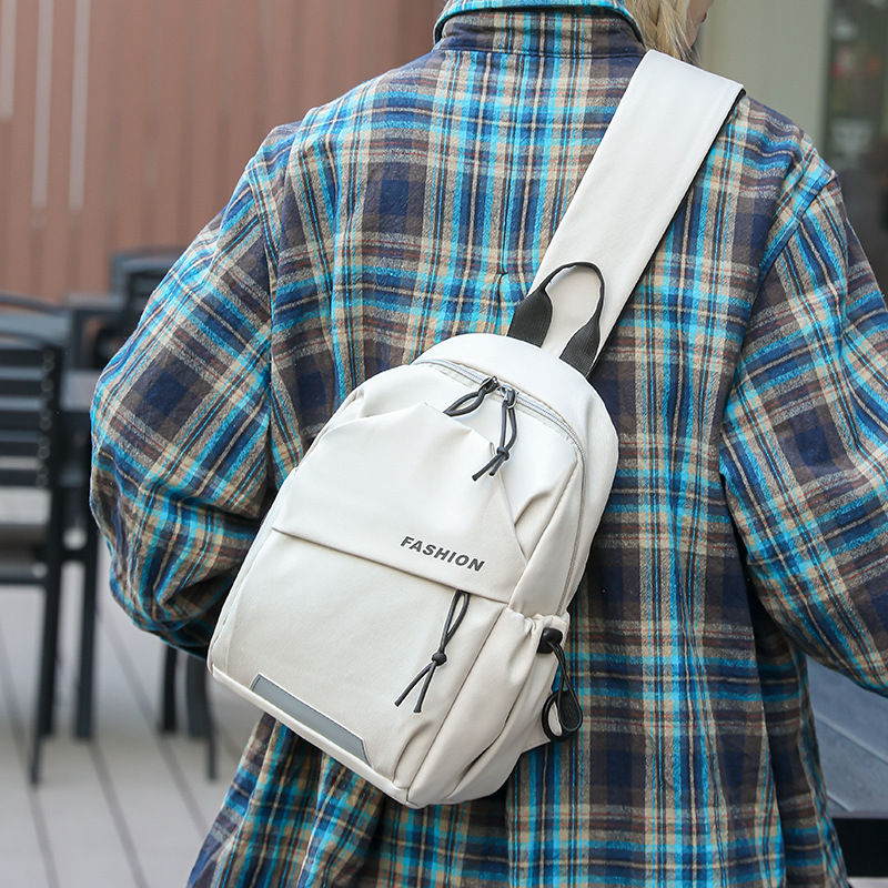 Bolso de pecho Bolso bandolera de un solo hombro para hombre 2025 nuevo bolso de hombro al aire libre ligero y versátil para mujer mochila deportiva de ocio