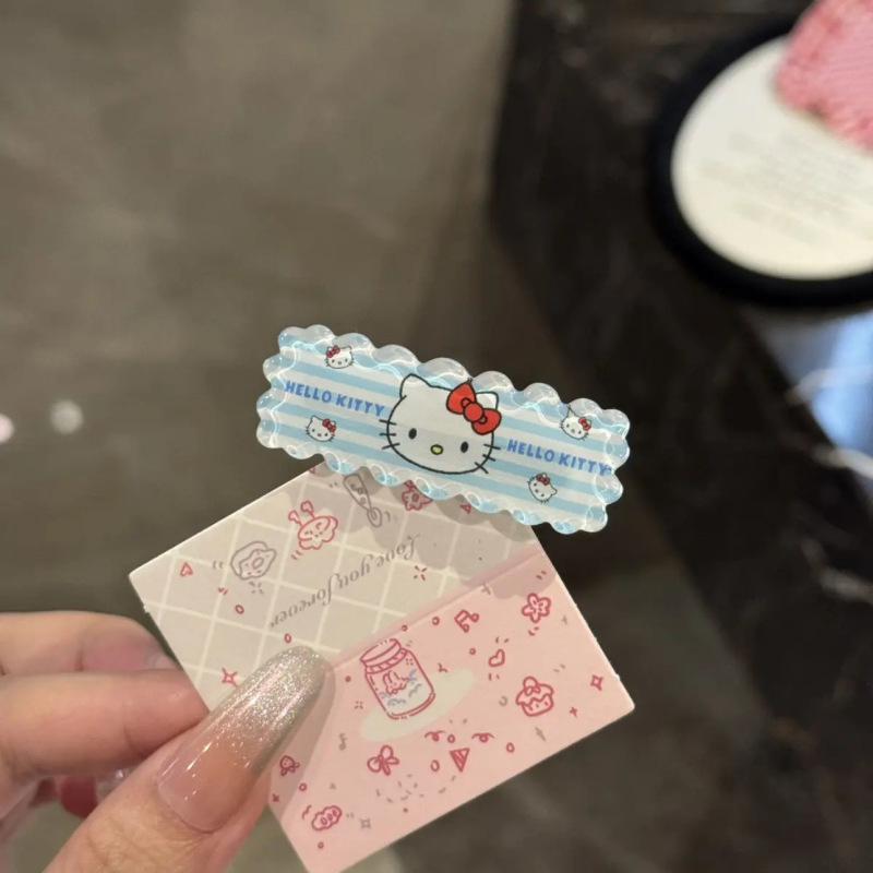 新款卡通齿轮小猫发夹侧边夹少女风小清新刘海碎发夹发卡甜美风|undefined