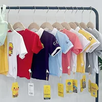 Детская одежда Snoopy Little Yellow Duck, летняя одежда класса А, детская футболка ABC, оптовая поставка с фабрики