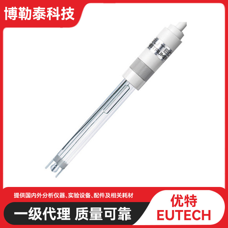 优特ECFC7352901B通用塑壳胶体填充 3-合-1pH/温度复合电极,1m 电