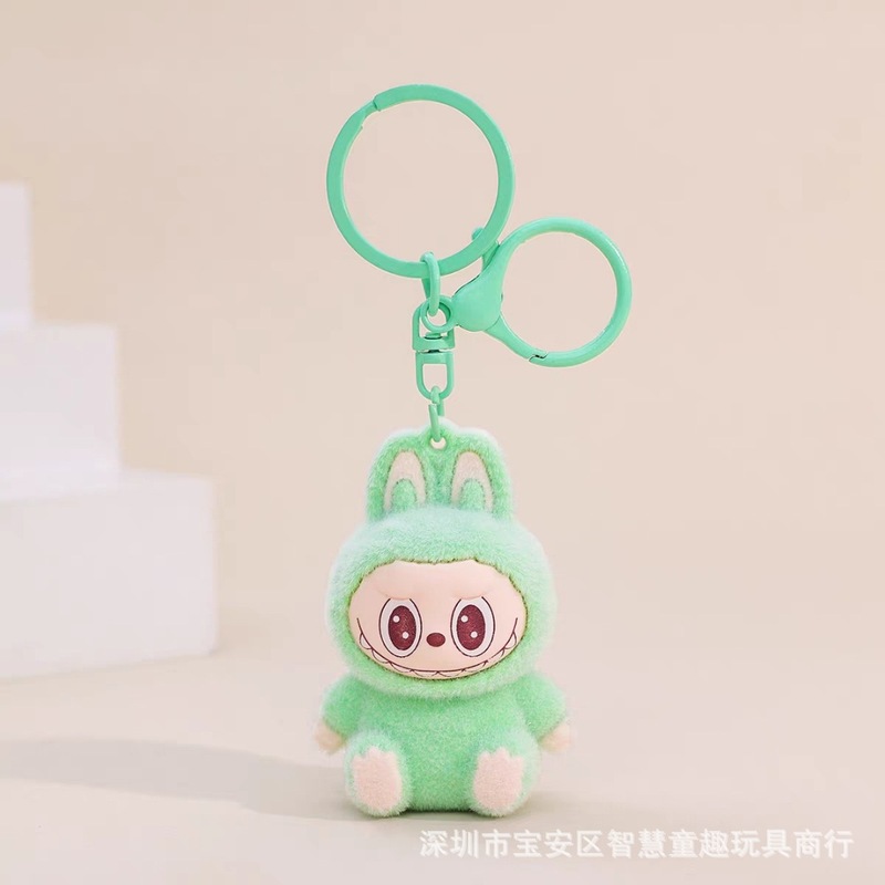 LA Bubu 植毛かわいいペンダントクリエイティブ Douyin Xiaohongshu バッグキーホルダーかわいい漫画立体人形|undefined