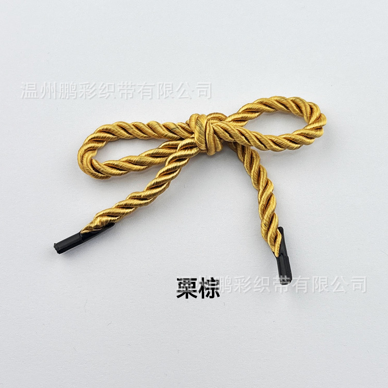 Cuerda de 3 Cabos para Bolsa de 4 mm de Poliéster y TPU para Bolsas de Regalo y Papel