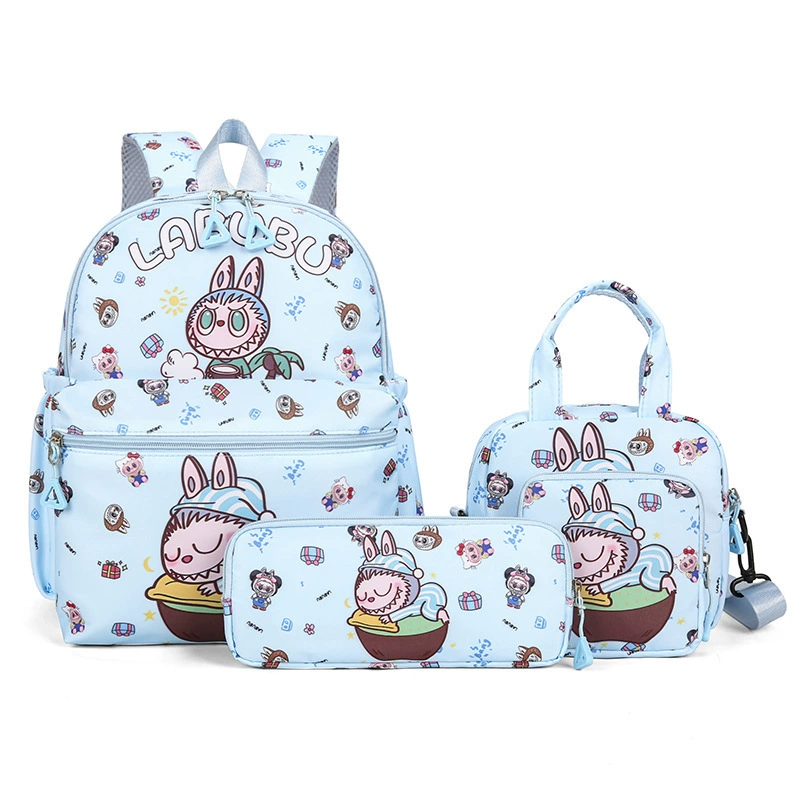 (Cross-border trading), set, children's bag, high quality capacious backpack, 4 piece set