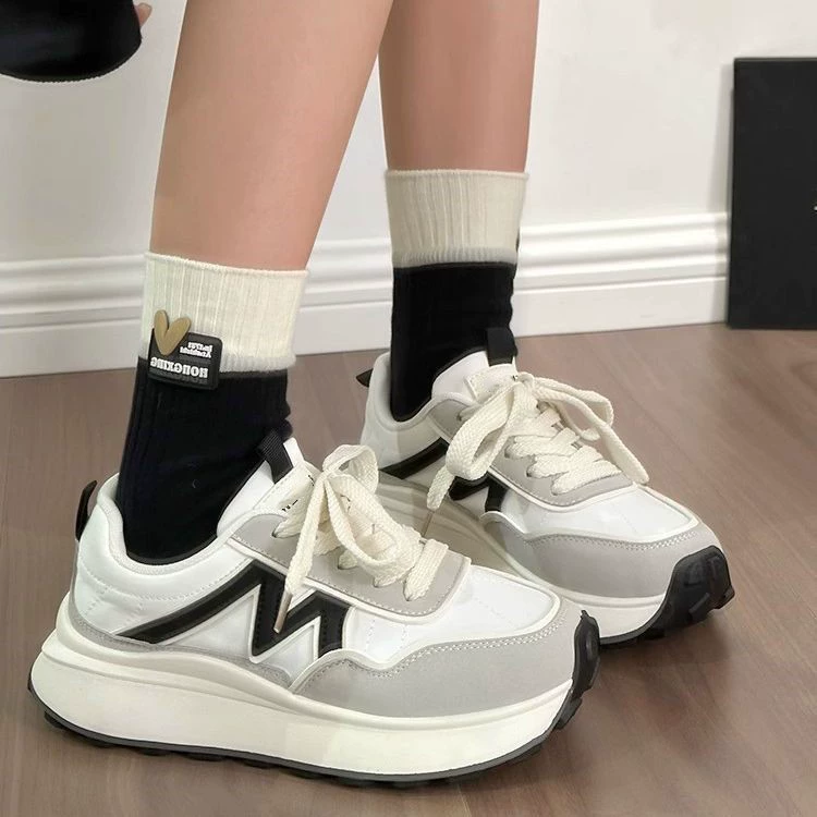 Tide, sports shoes, demi-season universal footwear for leisure, western style, trend of season