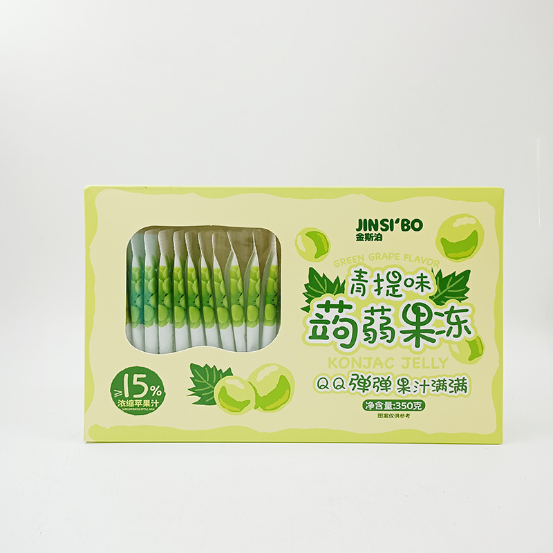 달콤한 젤리 그린 맛 350g * 1 상자