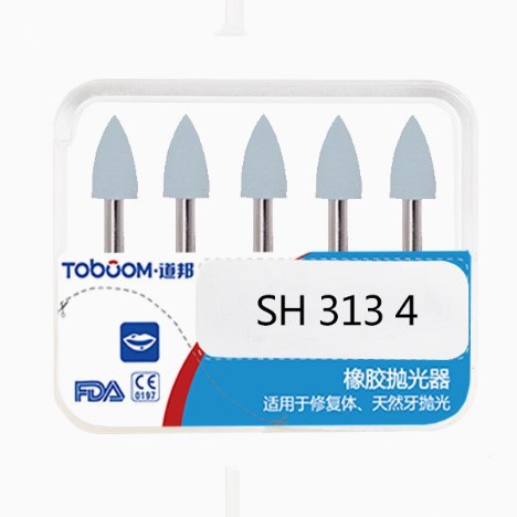 Dental Daobang Pulidora de caucho Cabeza de pulido de resina Pulidora de resina dental de porcelana 5 piezas/caja image 11