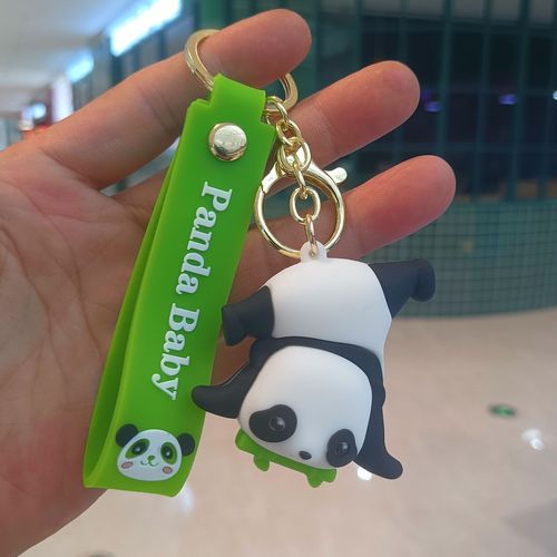 Cute Bamboo Panda Keychain, Internet Famous Panda Bag, Plush Doll, Charms, Arcade Gift, Wholesale