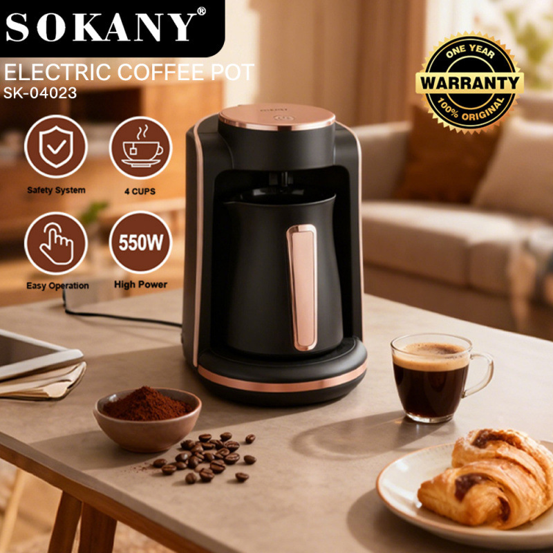SOKANY European Standard Turkish Coffee and Tea Maker, Small Household Single-Cup Rapid Heating Coffee Machine SOKANY European Standard Turkish Coffee and Tea Maker, Small Household Single-Cup Rapid Heating Coffee Machine
