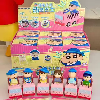 蜡笔小新立体键帽动感巴士盲盒
