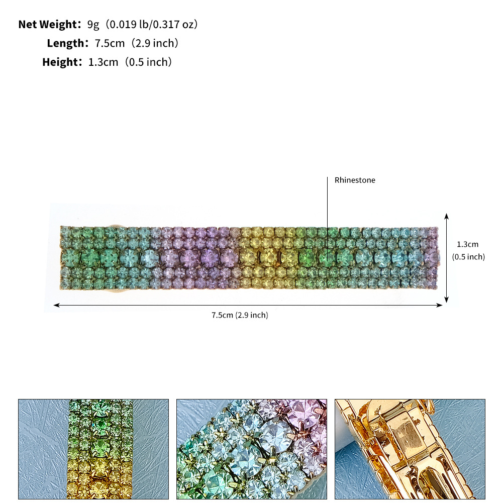 20g Weight Hair Clip Hair Accessories Type 1 Piece Quantity Banquet, Party Occasion Rhinestone Material Heart Shape, Bow Knot Pattern All Seasons Season Women's Gender Elegant, Shiny Style Elegant Shiny Women's Heart Shape Bow Knot Rhinestone Hair Clip 16