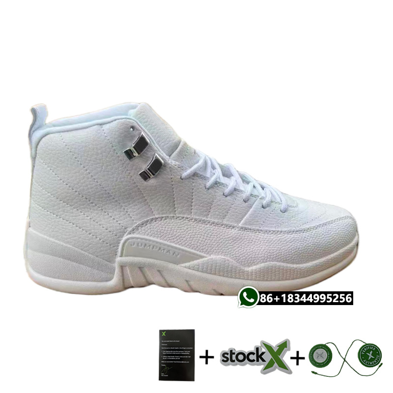 Zapatillas de Baloncesto para Hombre 12S Talla 40-47.5 de Cuero y Goma con Amortiguación para Baloncesto
