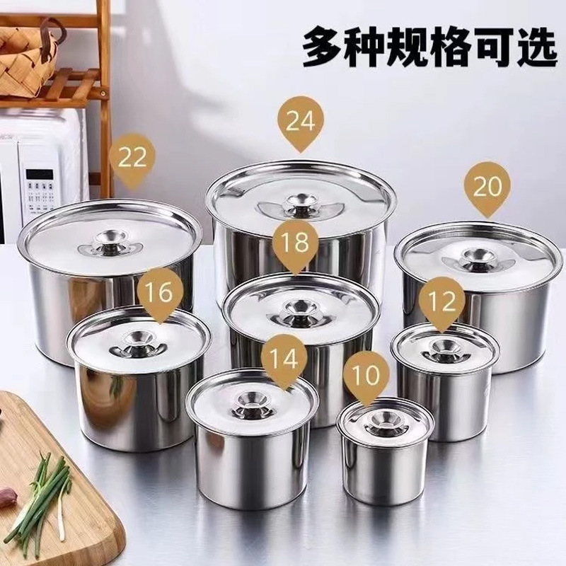 Stainless Steel Seasoning Jar, Chili Oil Container with Lid, Household and Commercial Kitchen Utensils, Barbecue Seasoning Box All-In-One