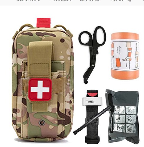 Military field first aid kit survival kit tool set field survival emergency kit camping edc camping equipment