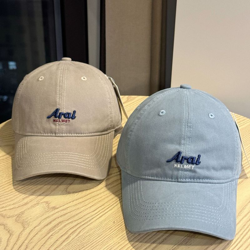 New Korean Fashion Letter Baseball Cap for Women, Spring and Summer Sunshade Wide-Brimmed Cap That Makes Face Look Smaller, Suitable for Men with Large Head Circumference, Ins Style