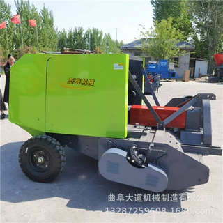 粉碎打捆机带补贴 玉米秸秆打捆机 圆捆秸秆打捆机