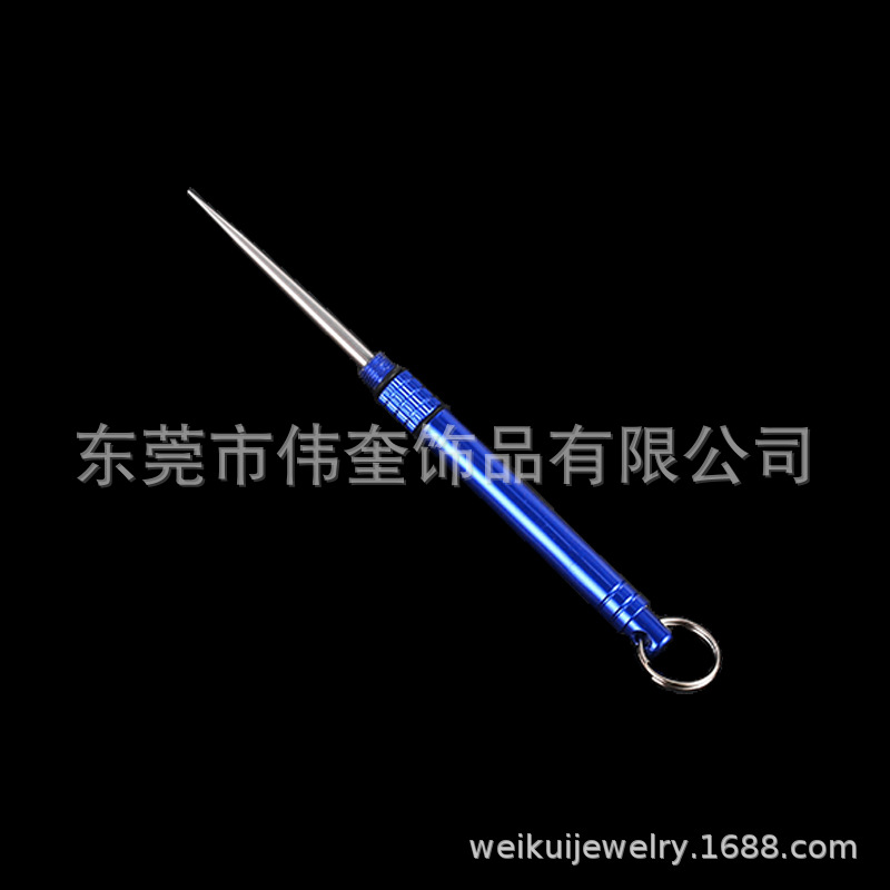 Aleación de titanio integrado palillo anti-cuerpo desmontaje expreso herramienta telescópica anti-enchufe herramienta acampar al aire libre herramienta esencial