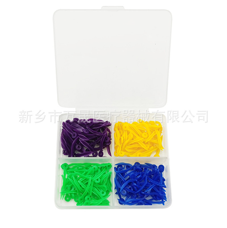 Dental tooth gap with hole tooth gap wedge wedge 4 colors each 50 200 PCs/box