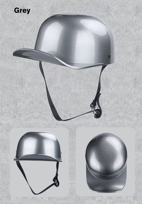 Summer Women's Electric Scooter Safety, Motosiklet kaskı (dəbilqə) - bright-silver-m